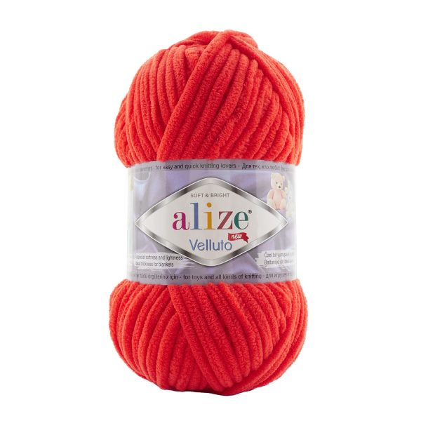 alize velluto orange red product