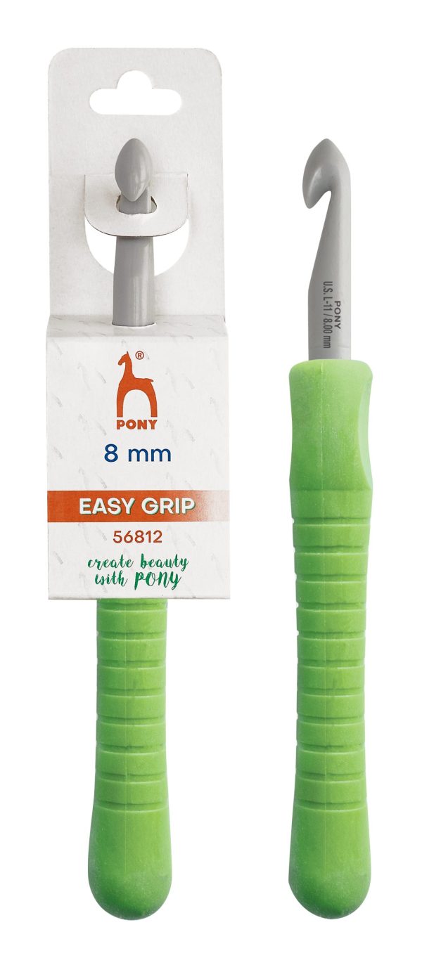 PONY EASY GRIP CROCHET HOOKS 2.00 - 15.00