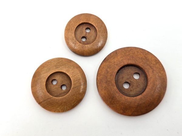 WOOD BUTTON 3890
