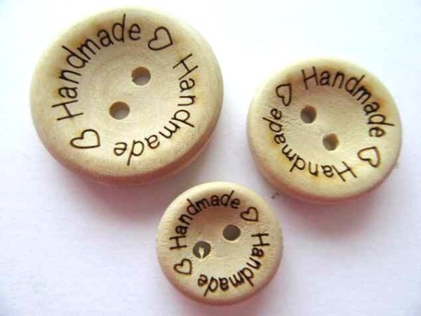 WOOD BUTTON 418