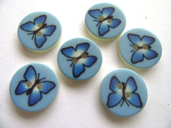 Light blue button 14mm product