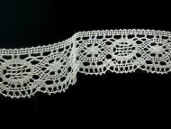 BLEACHED LINEN LACE 58MM 82339