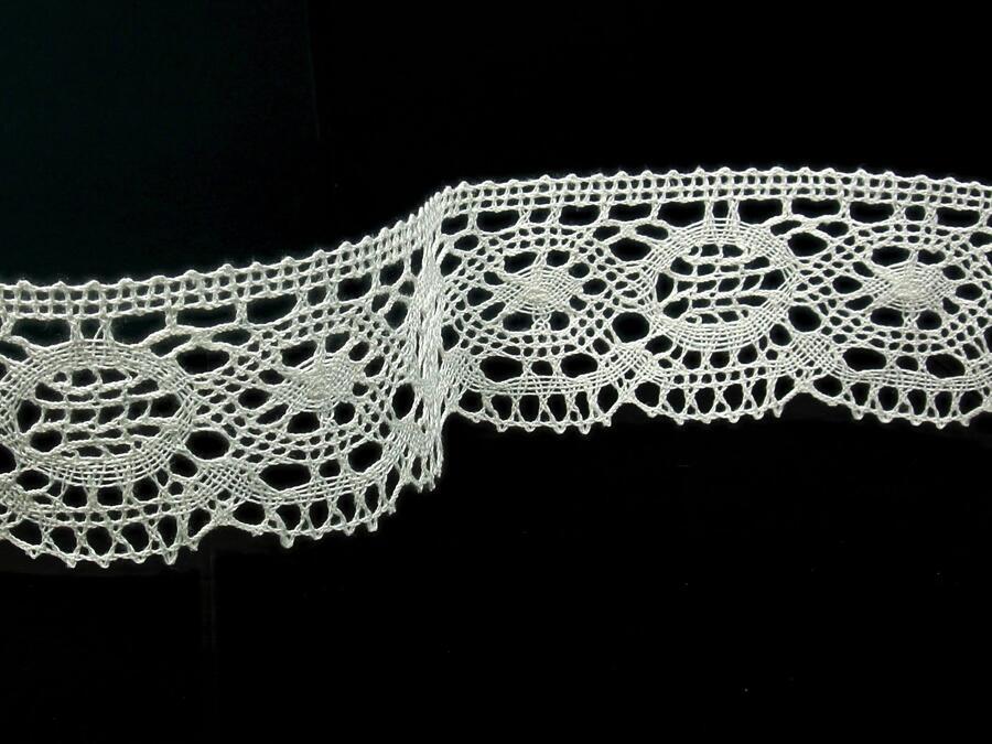82339 B6 BLEACHED LINEN LACE 58MM 82339 - Image 1