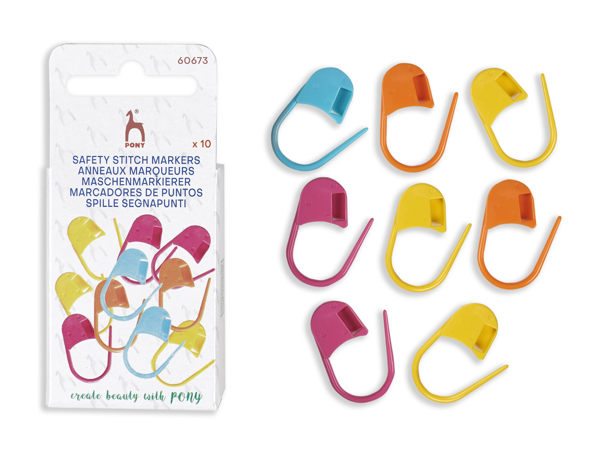Pony_60673_Safety-stitch-markers_pi PONY SAFETY STITCH MARKERS 60673 - Image 1